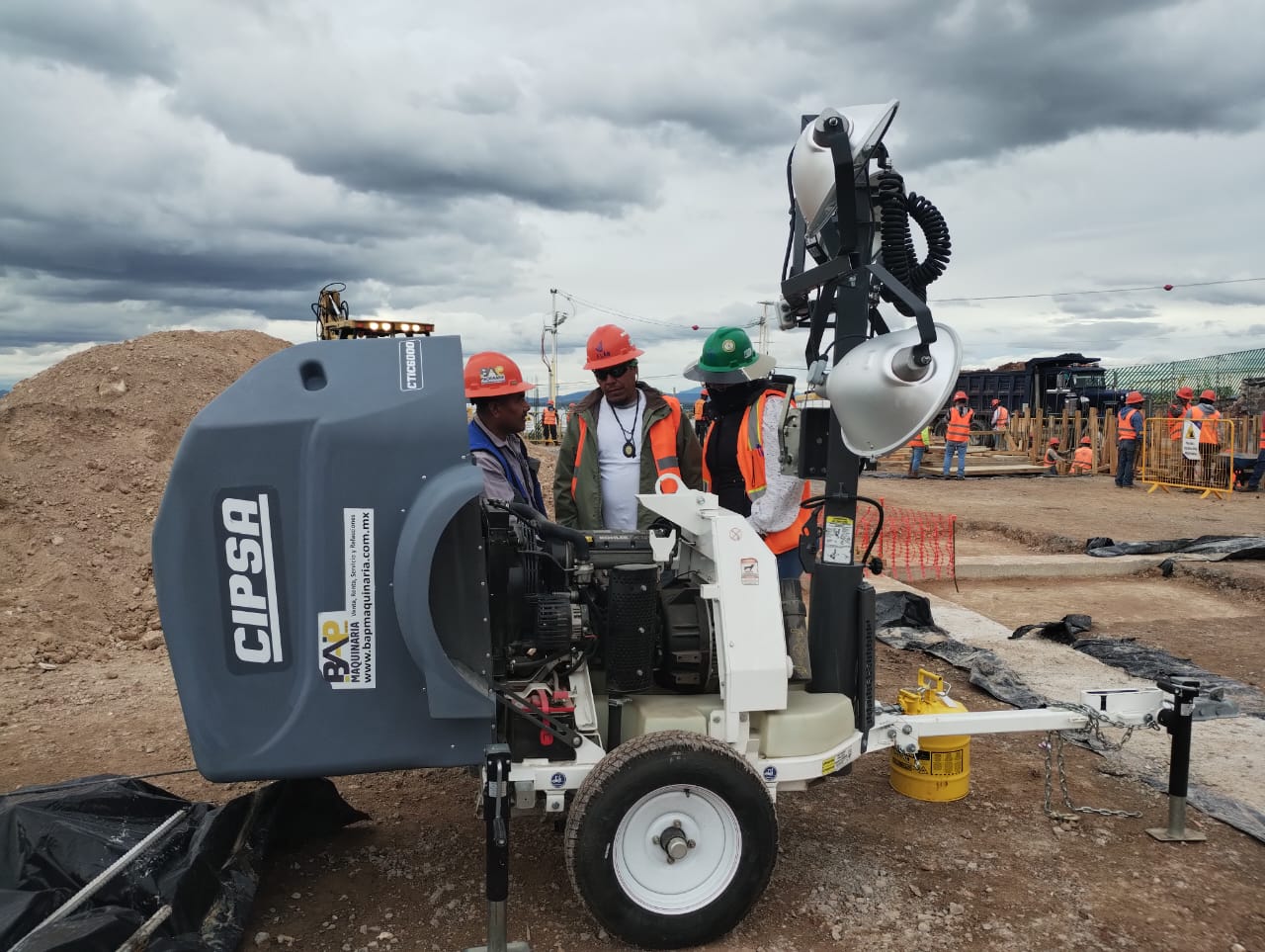 Renta de torres de iluminación para obras en Querétaro